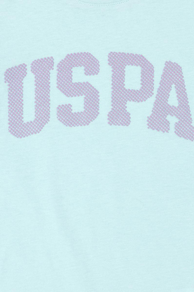 Kız Çocuk Su Yeşili Basic Tişört