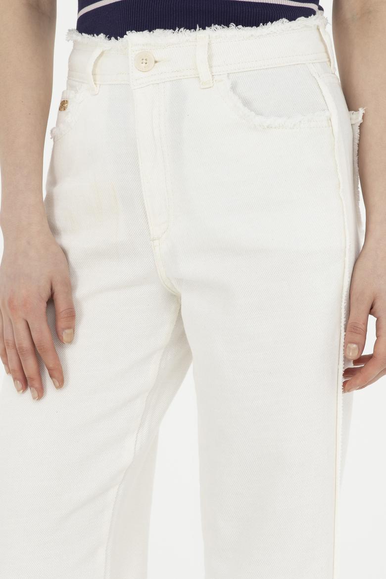 Kadın Ekru Jean Pantolon - 50265320011