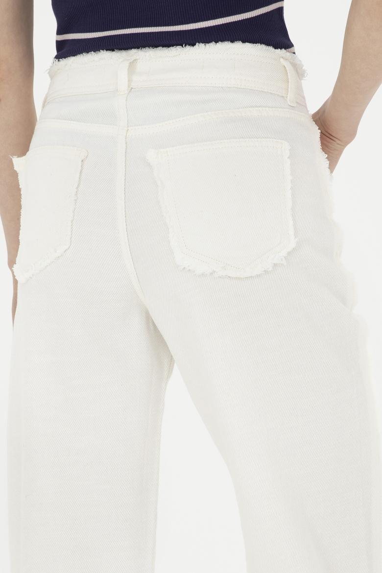 Kadın Ekru Jean Pantolon - 50265320011