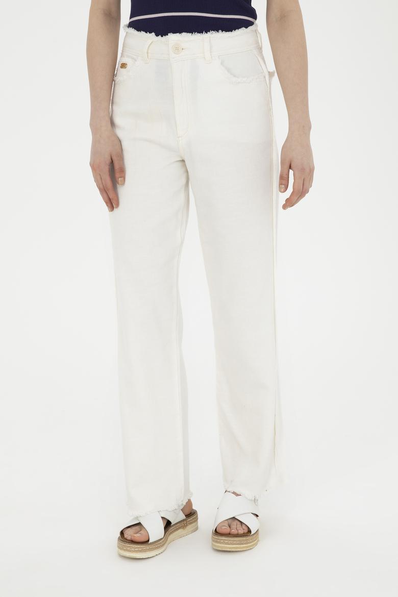 Kadın Ekru Jean Pantolon - 50265320011