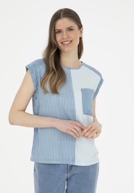 Kadın Mavi Jean Gömlek - 50263030005