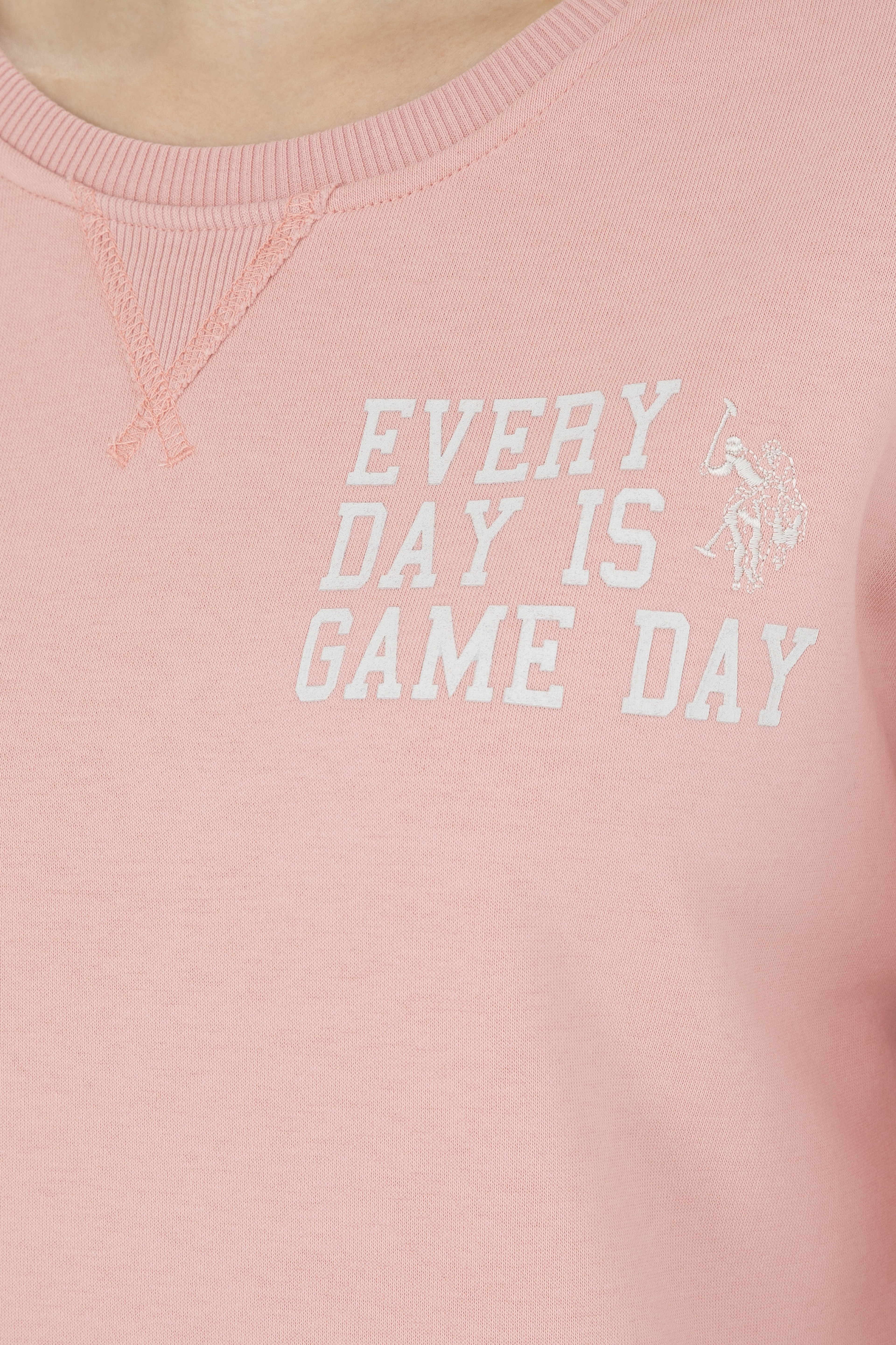 Kadın Pudra Sweatshirt - Image 7