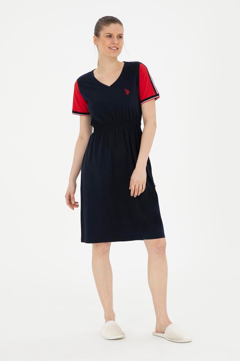 Kadın Lacivert Gecelik