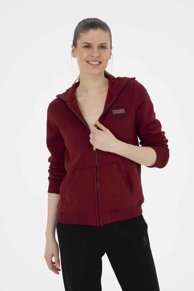 Kadın Bordo Sweatshirt