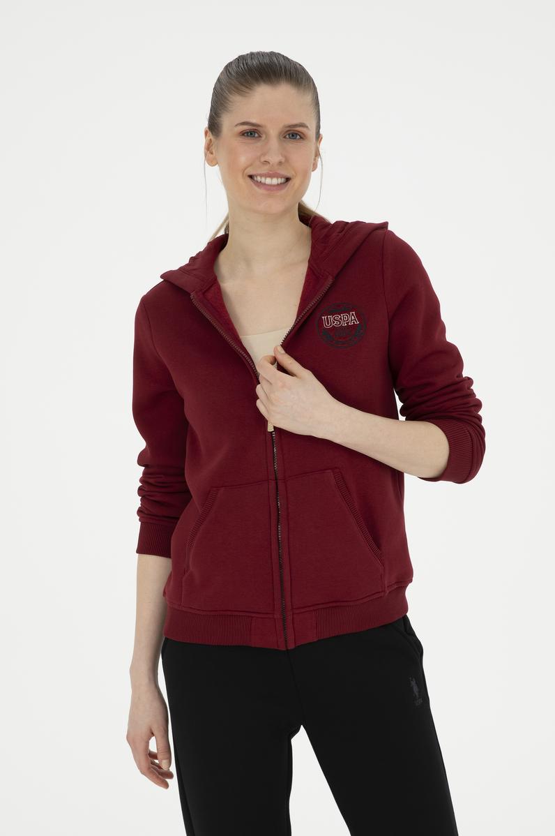 Kadın Bordo Sweatshirt