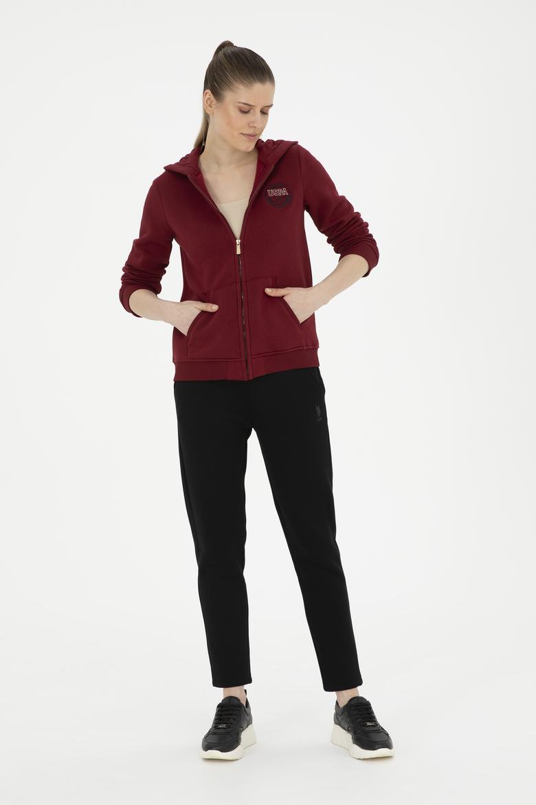 Kadın Bordo Sweatshirt - 50272076010