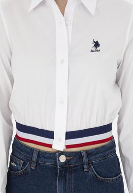 Kadın Beyaz Uzun Kollu Gömlek - 50283564004