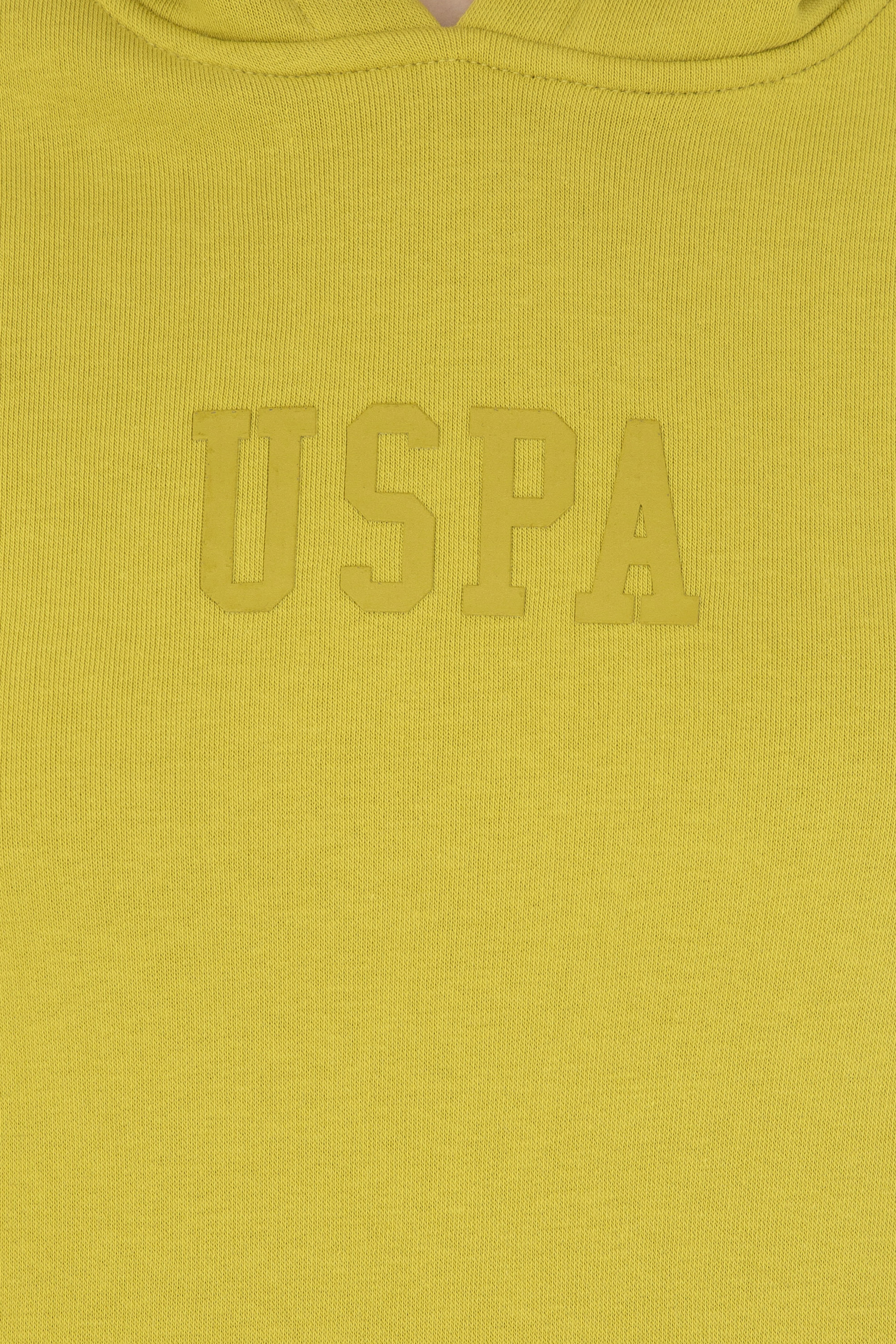 Kadın Fıstık Yeşili Basic Kapüşonlu Sweatshirt - Image 7