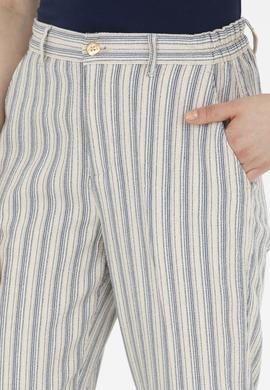 Kadın Lacivert Kanvas Pantolon - 50281789002