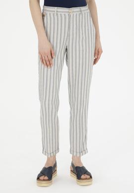 Kadın Lacivert Kanvas Pantolon - 50281789002