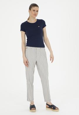 Kadın Lacivert Kanvas Pantolon - 50281789002