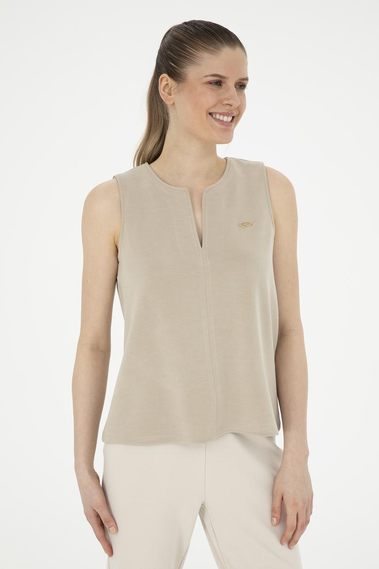 Kadın Açık Haki Tişört - 50282730021