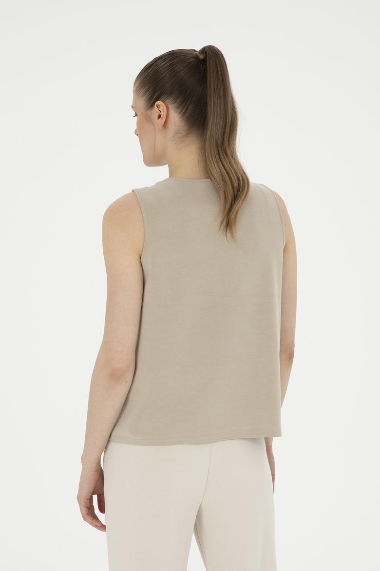 Kadın Açık Haki Tişört - 50282730021