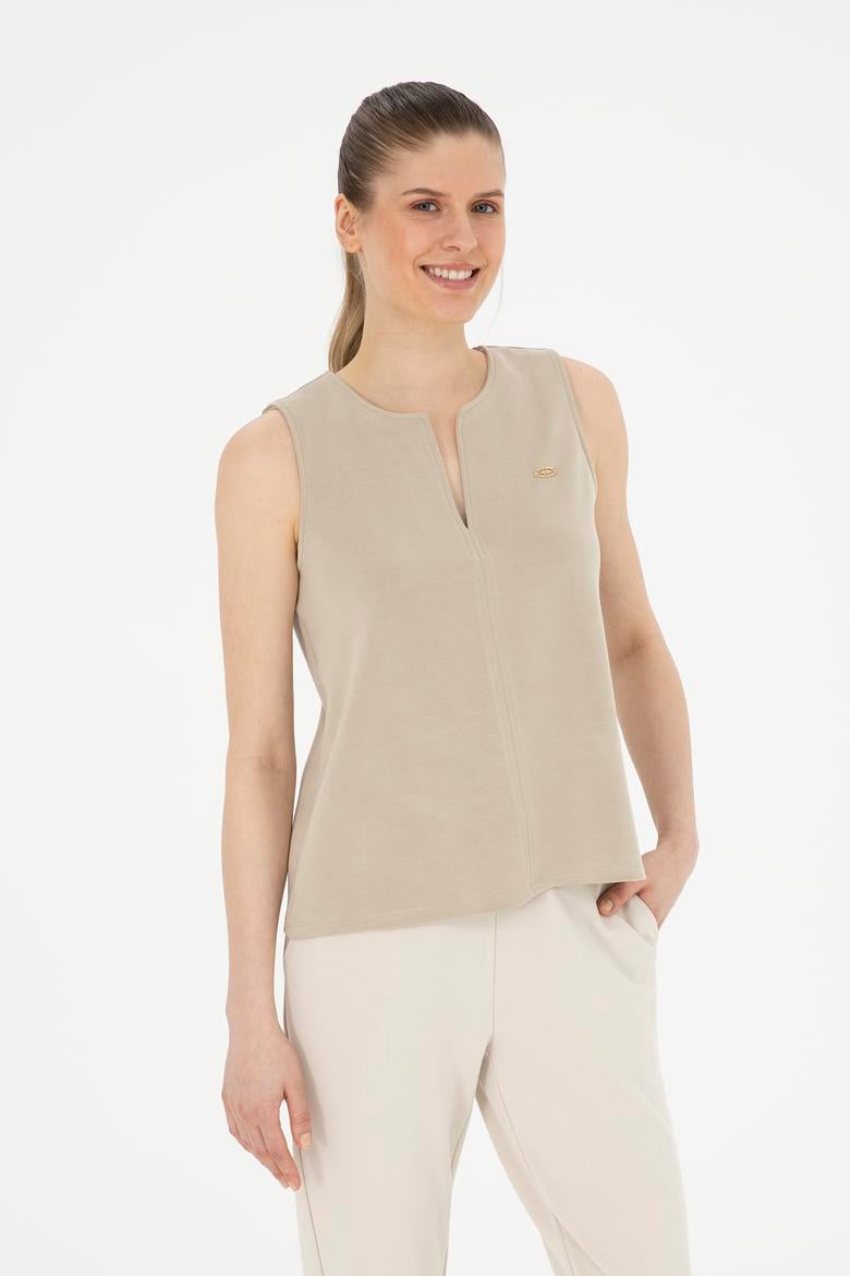 Kadın Açık Haki Tişört