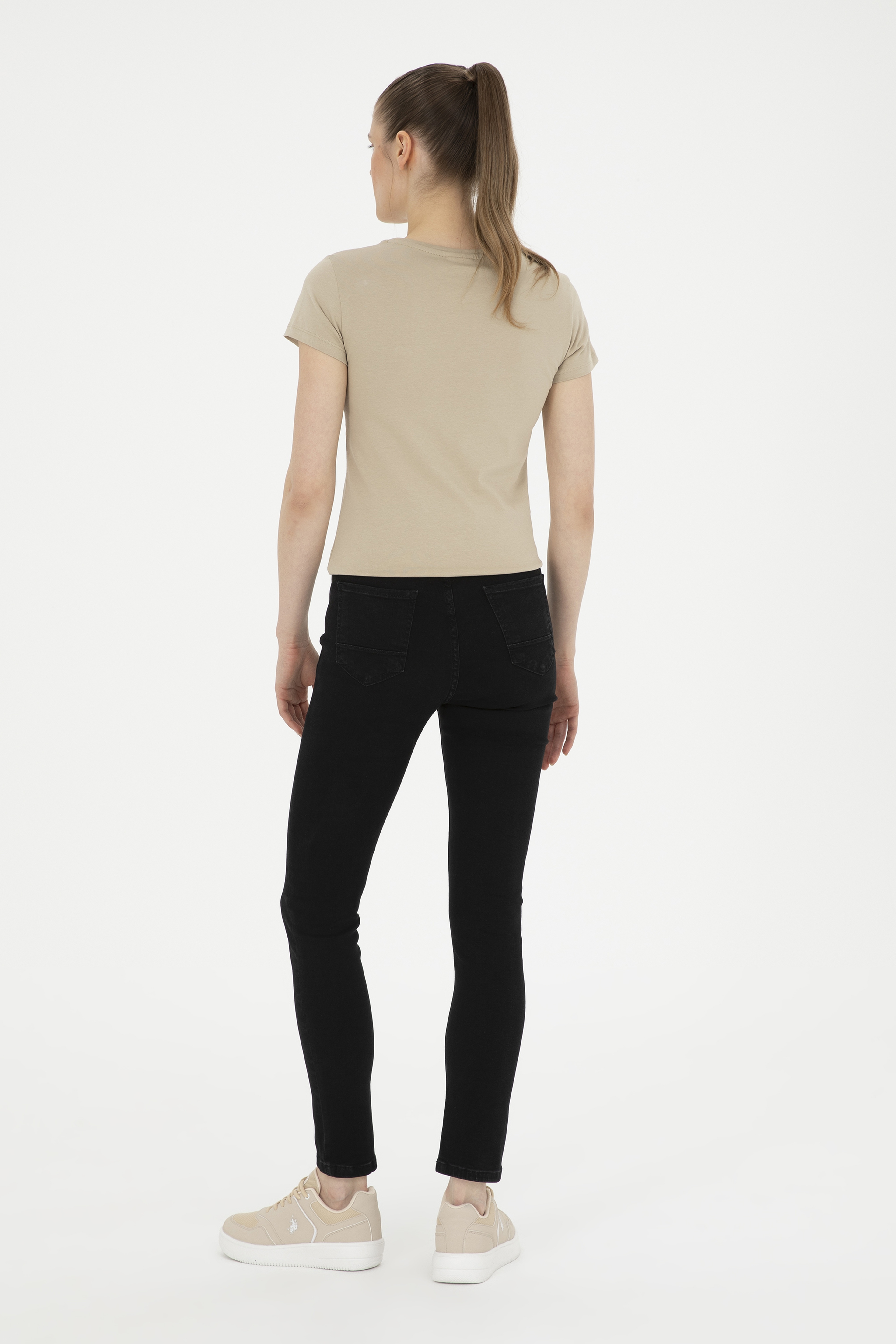 Kadın Siyah Jean Pantolon - Image 4