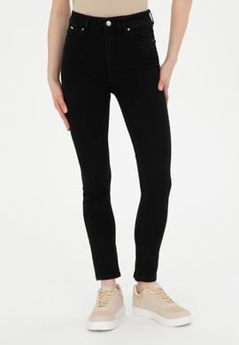 Kadın Siyah Jean Pantolon - 50282816004