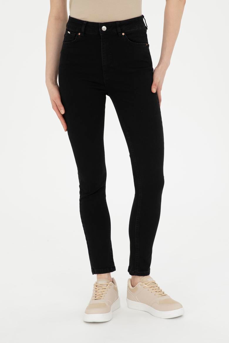 Kadın Siyah Jean Pantolon - 50282816004
