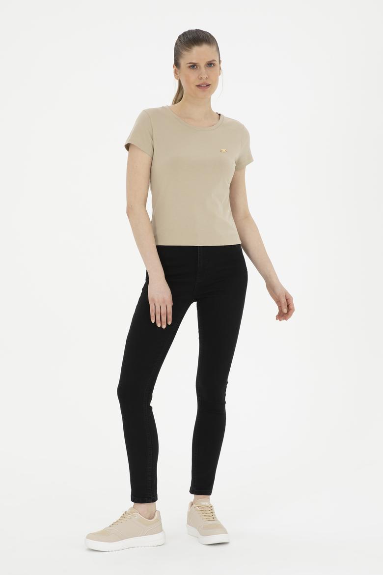 Kadın Siyah Jean Pantolon - 50282816004