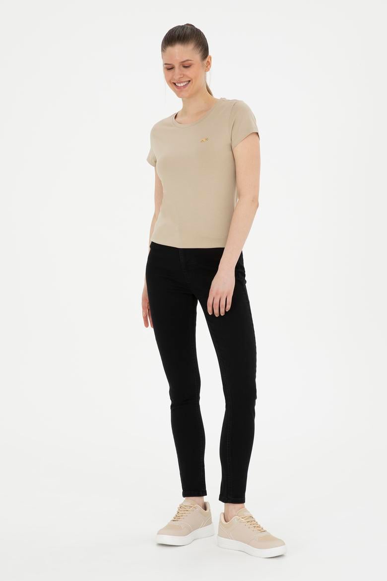 Kadın Siyah Jean Pantolon