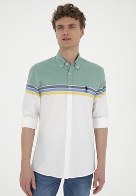 Erkek Yeşil Uzun Kollu Gömlek - 50288317001