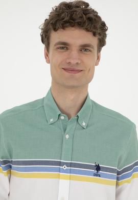 Erkek Yeşil Uzun Kollu Gömlek - 50288317001