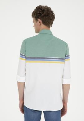 Erkek Yeşil Uzun Kollu Gömlek - 50288317001