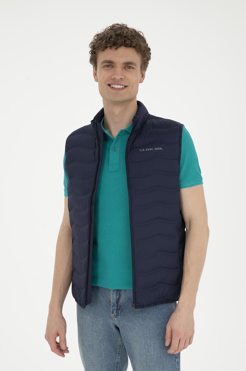 Erkek Lacivert Yelek