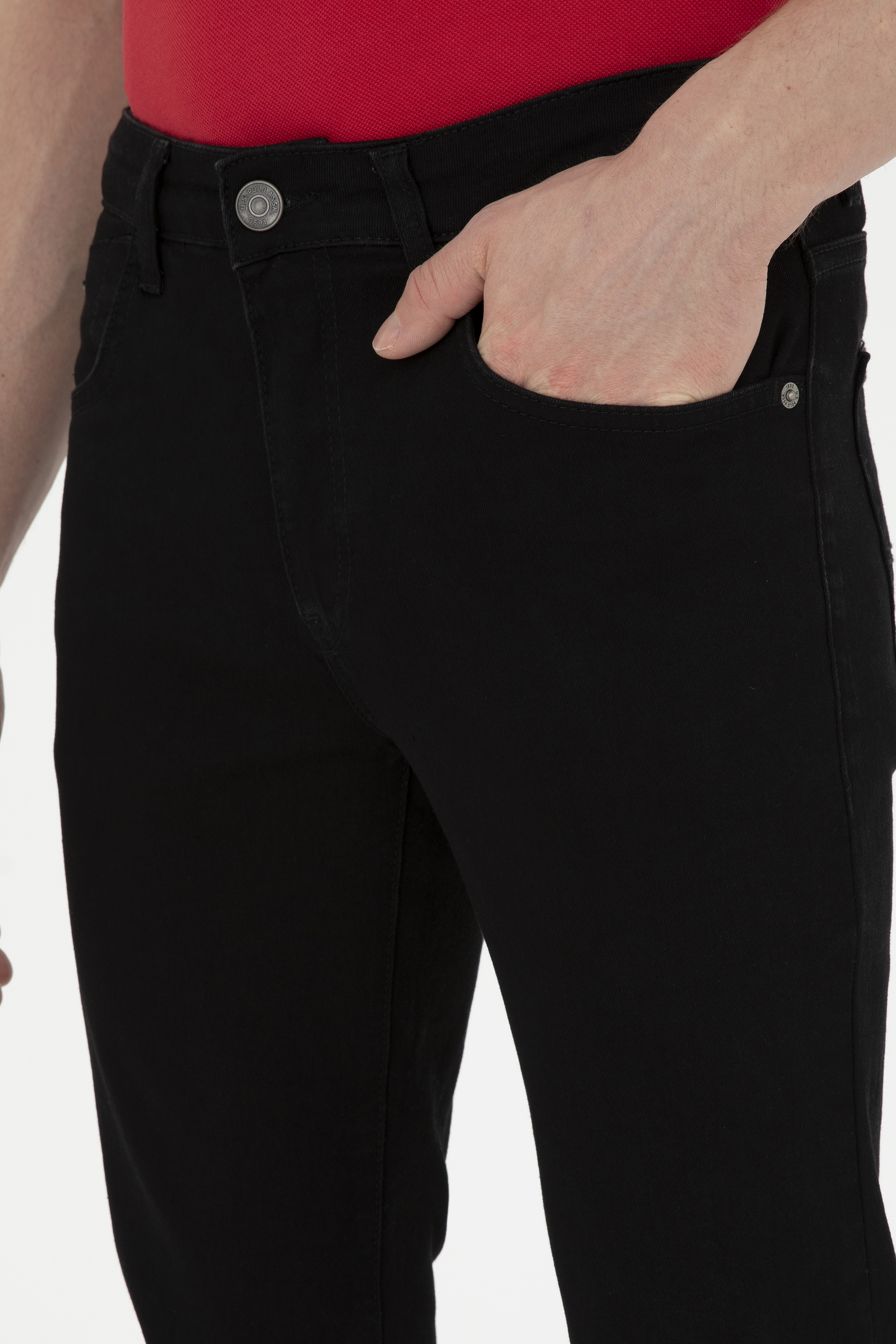 Erkek Siyah Jean Pantolon - Image 6