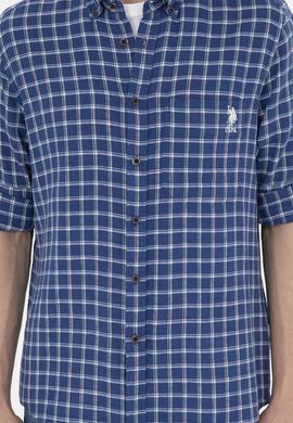 Erkek Kareli Lacivert Gömlek - 50283820024