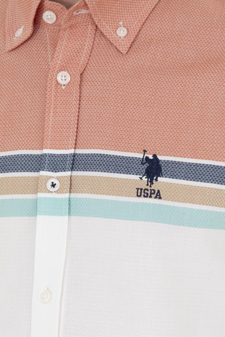 Erkek Kiremit Uzun Kollu Gömlek - 50288317009