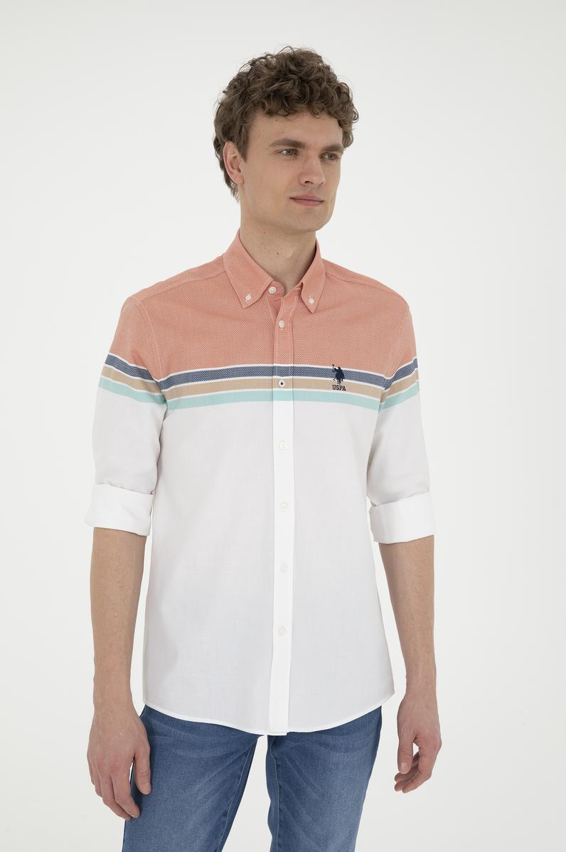 Erkek Kiremit Uzun Kollu Gömlek