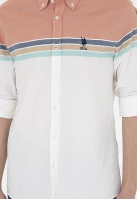 Erkek Kiremit Uzun Kollu Gömlek - 50288317009