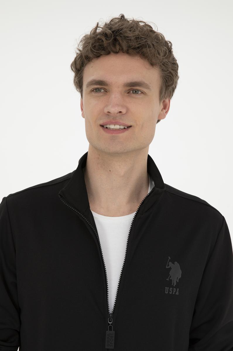 Erkek Siyah Örme Hırka