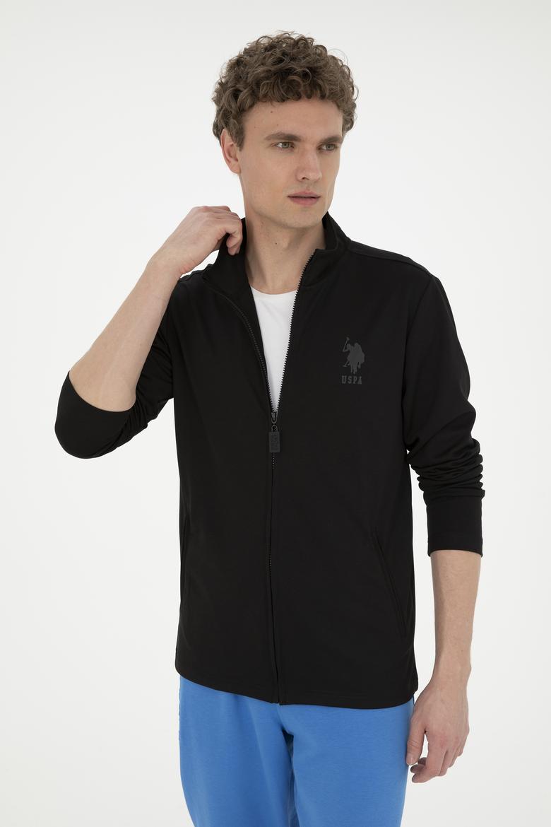 Erkek Siyah Örme Hırka - 50281076037