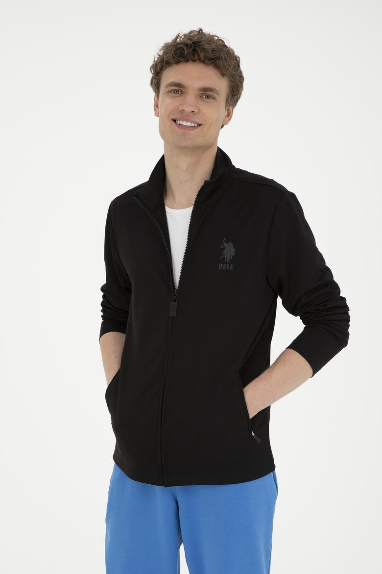 Erkek Siyah Örme Hırka