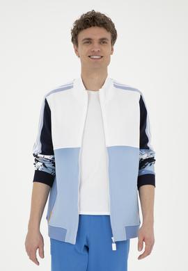 Erkek Koyu Mavi Örme Hırka - 50282482017