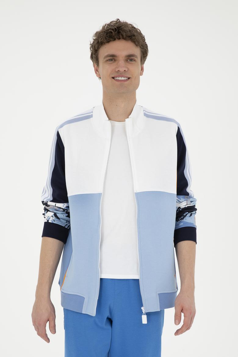 Erkek Koyu Mavi Örme Hırka - 50282482017