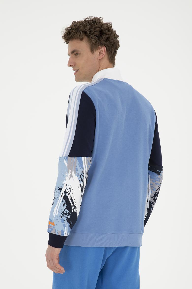 Erkek Koyu Mavi Örme Hırka - 50282482017