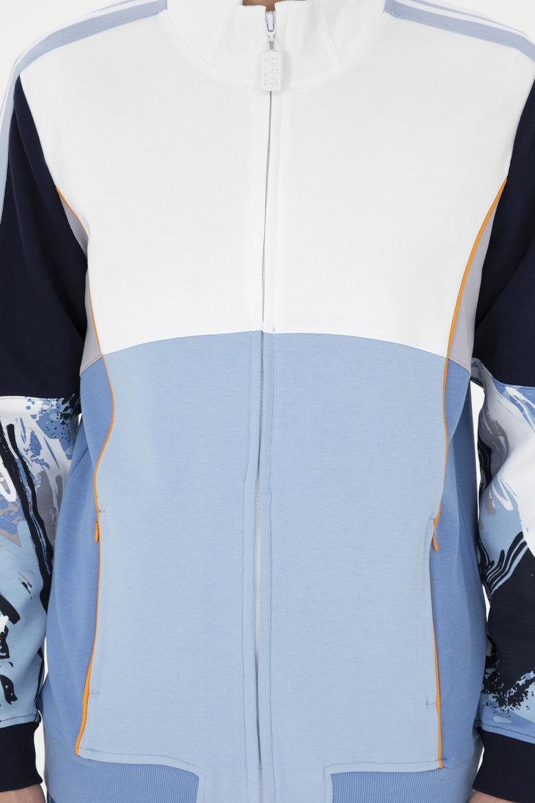 Erkek Koyu Mavi Örme Hırka - 50282482017