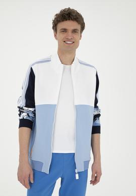 Erkek Koyu Mavi Örme Hırka - 50282482017