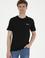 Erkek Regular Fit Bisiklet Yaka Siyah Tişört