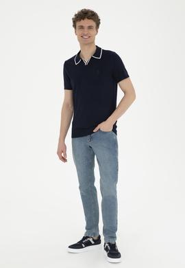 Erkek Lacivert Kazak - 50280424017