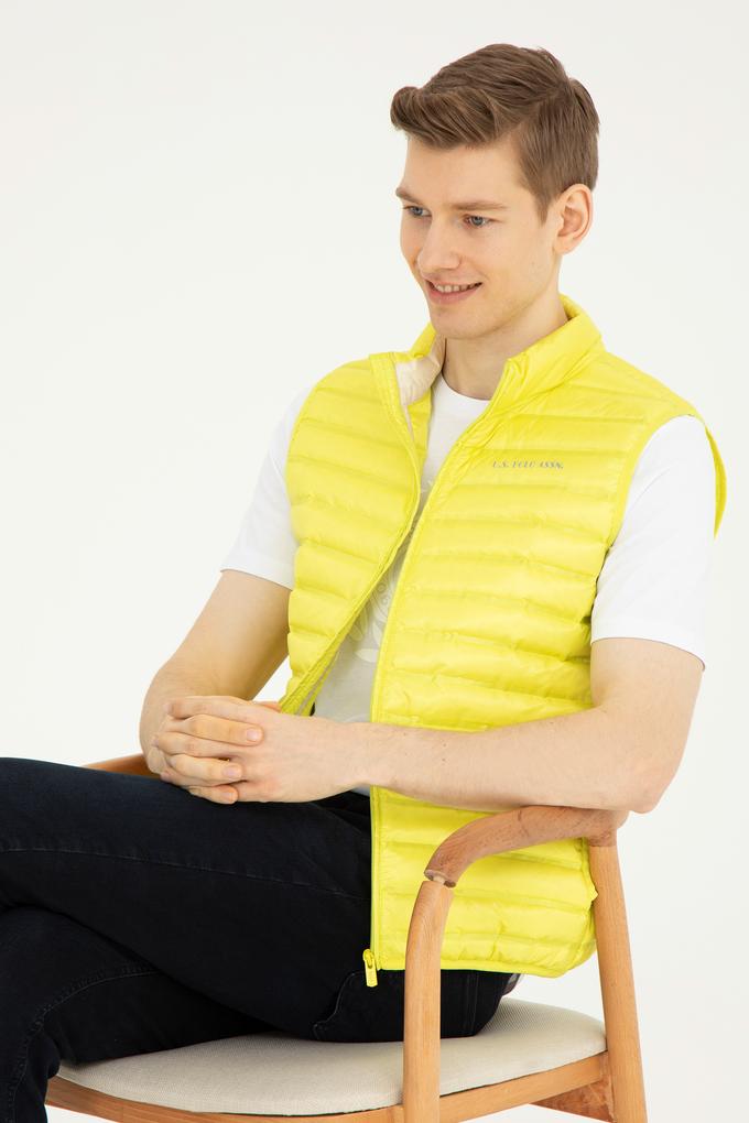 Erkek Neon Sarı Yelek