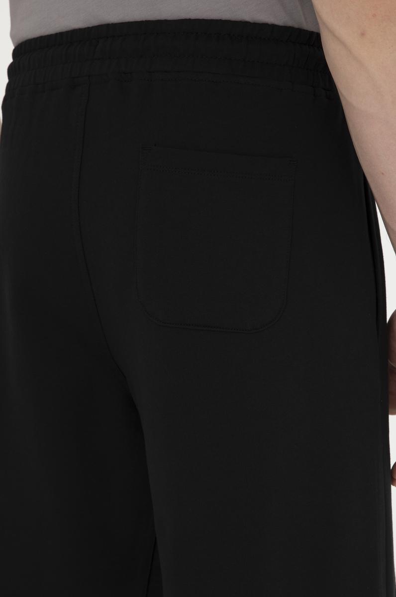 Erkek Siyah Örme Şort