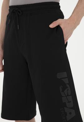 Erkek Siyah Örme Şort - 50282003051