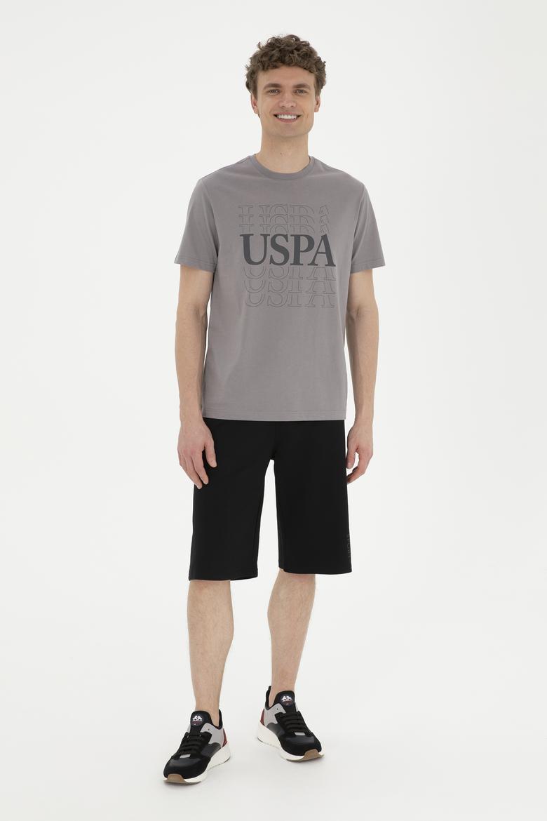 Erkek Siyah Örme Şort