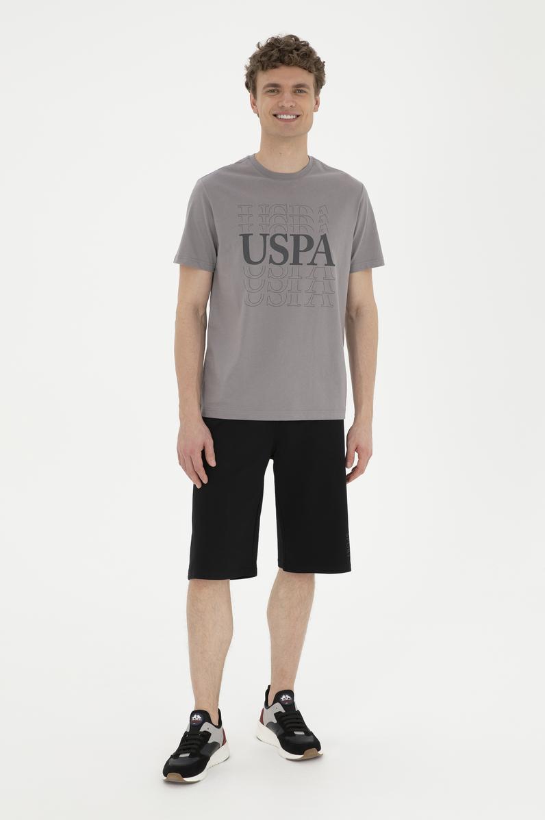 Erkek Siyah Örme Şort