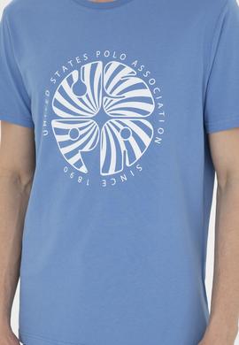 Erkek Regular Fit Bisiklet Yaka Koyu Mavi Tişört - 50282009021