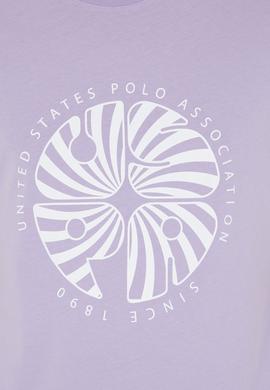 Erkek Regular Fit Bisiklet Yaka Lila Tişört - 50282009038