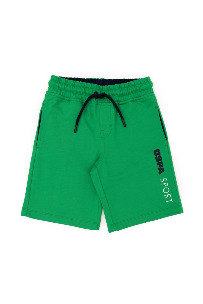 Erkek Çocuk Yeşil Örme Şort